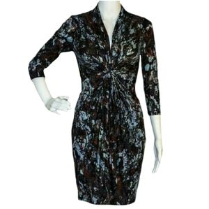 Catherine malandrino black and blue dress